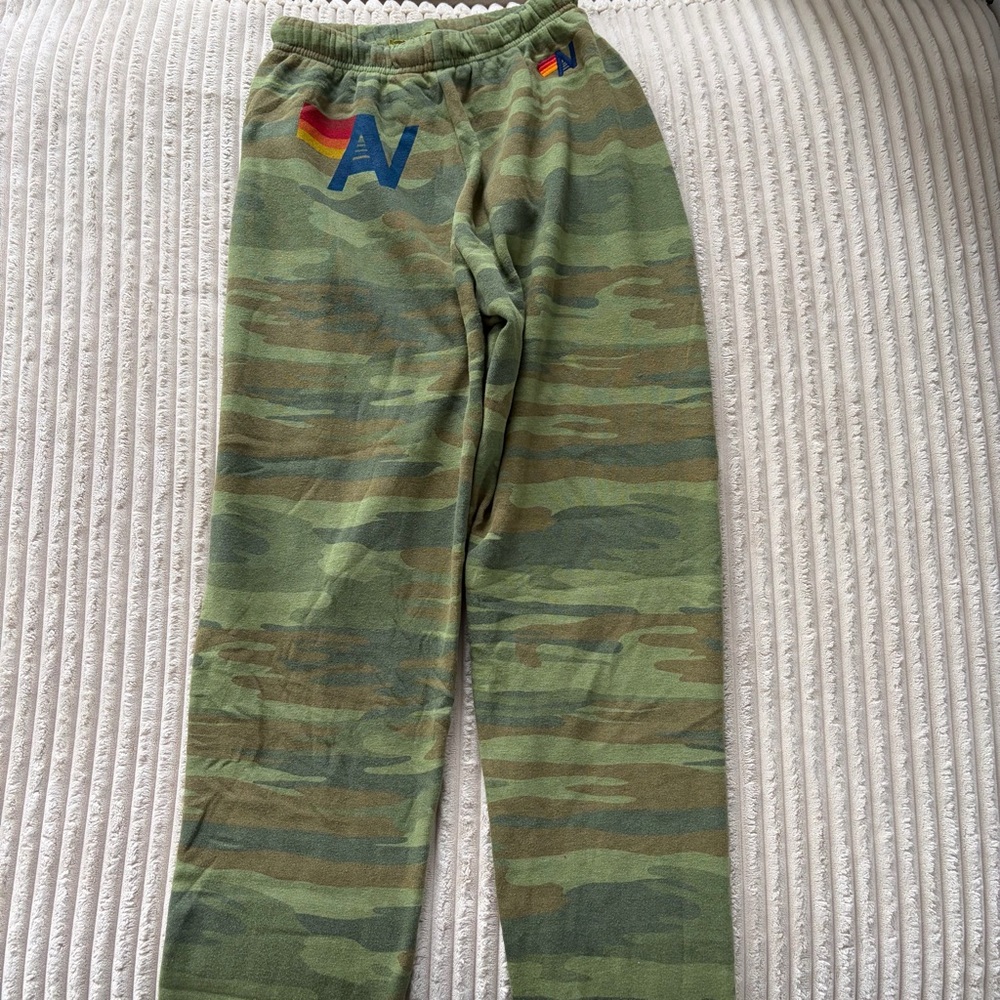 Aviator Nation Camouflage Sweatpants Small **SOLD OUT**